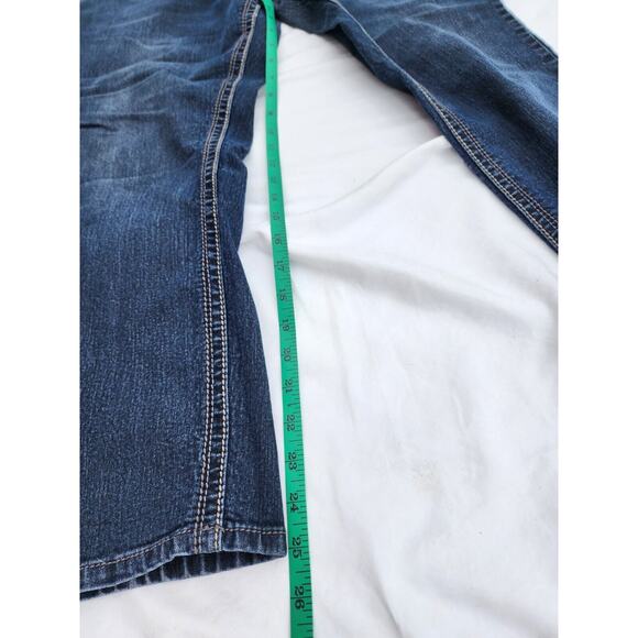 Christopher Banks Womens Jeans Sie 16 Short Stretch with bling buttons - Picture 3 of 10